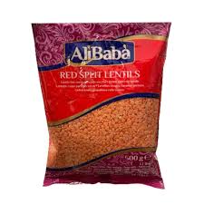 Alibaba Lenticchie Rosse Secce - 500g
