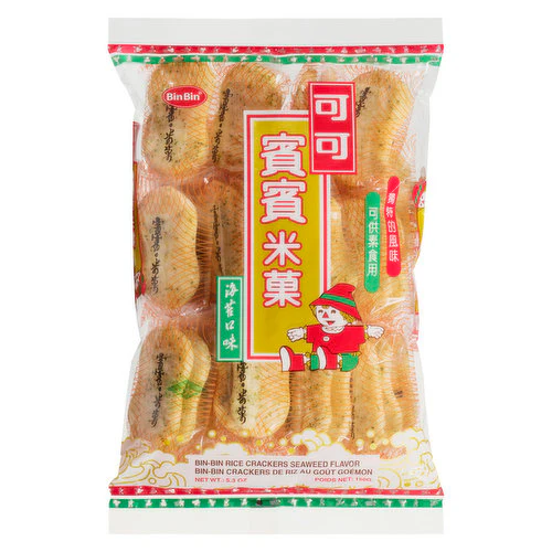 Cracker di Riso con Alghe Bin Bin - 150g