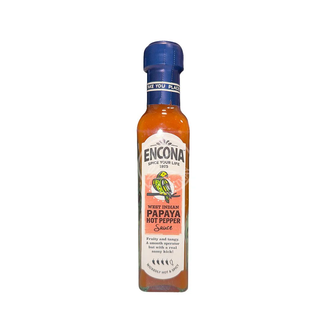 Encona West Indian Papaya Hot Pepper Sauce - 142 ml