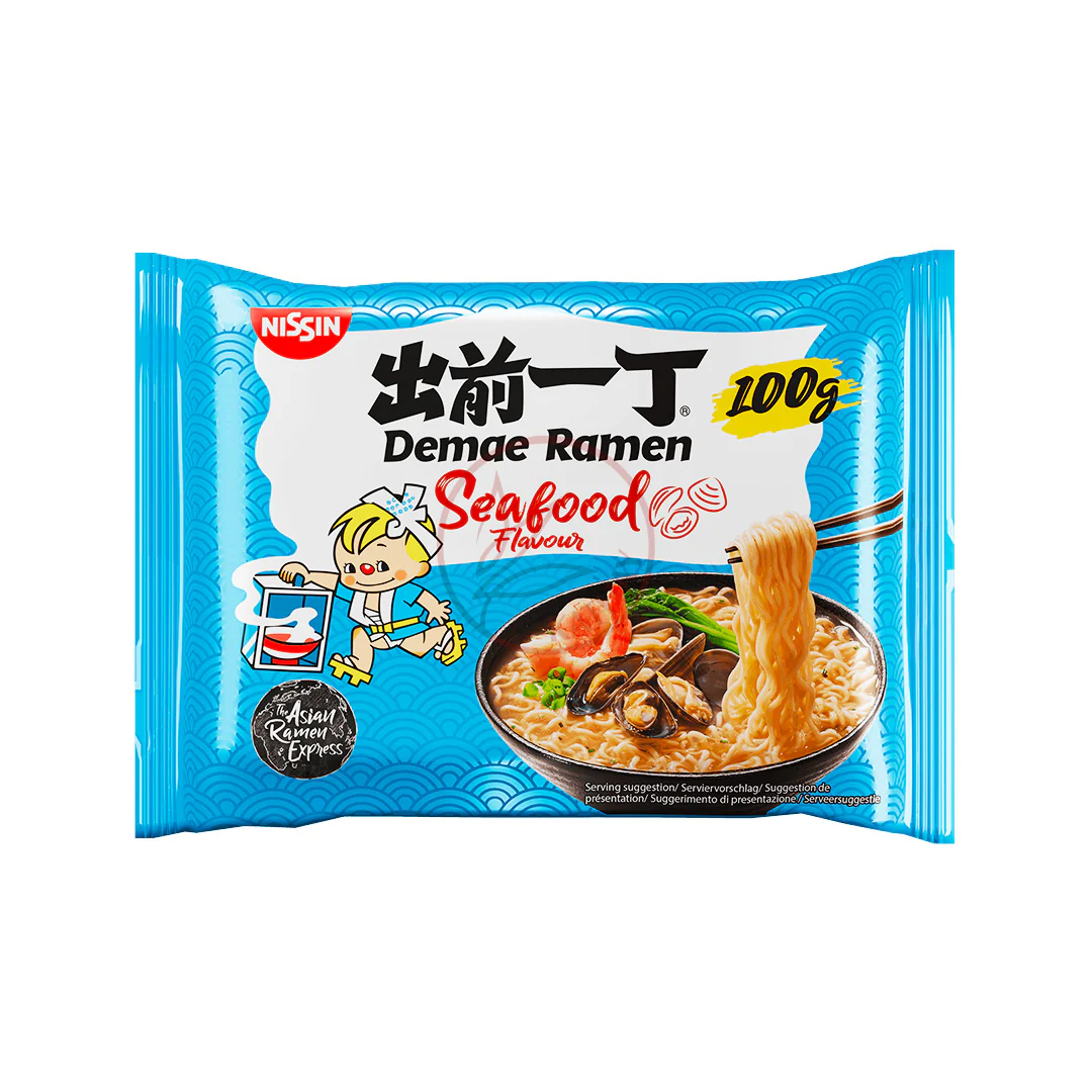 Nissin Noodles Istantanei ai Frutti Mare - 100g