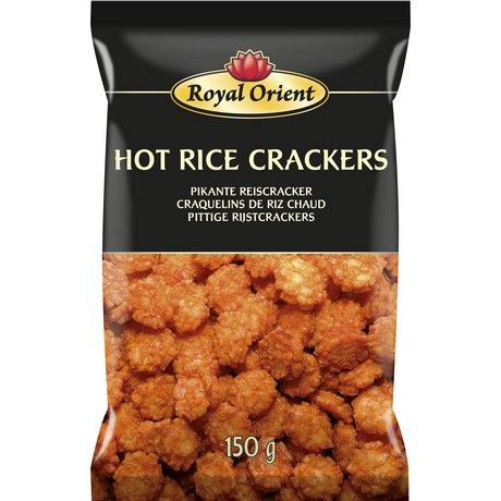 Royal Orient Hot Rice Crackers – 150 g