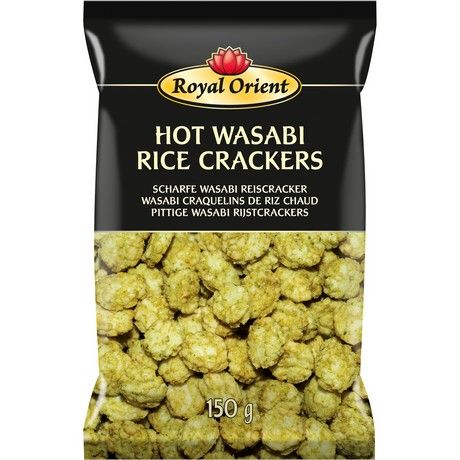 Royal Orient Hot Wasabi Rice Crackers – 150 g