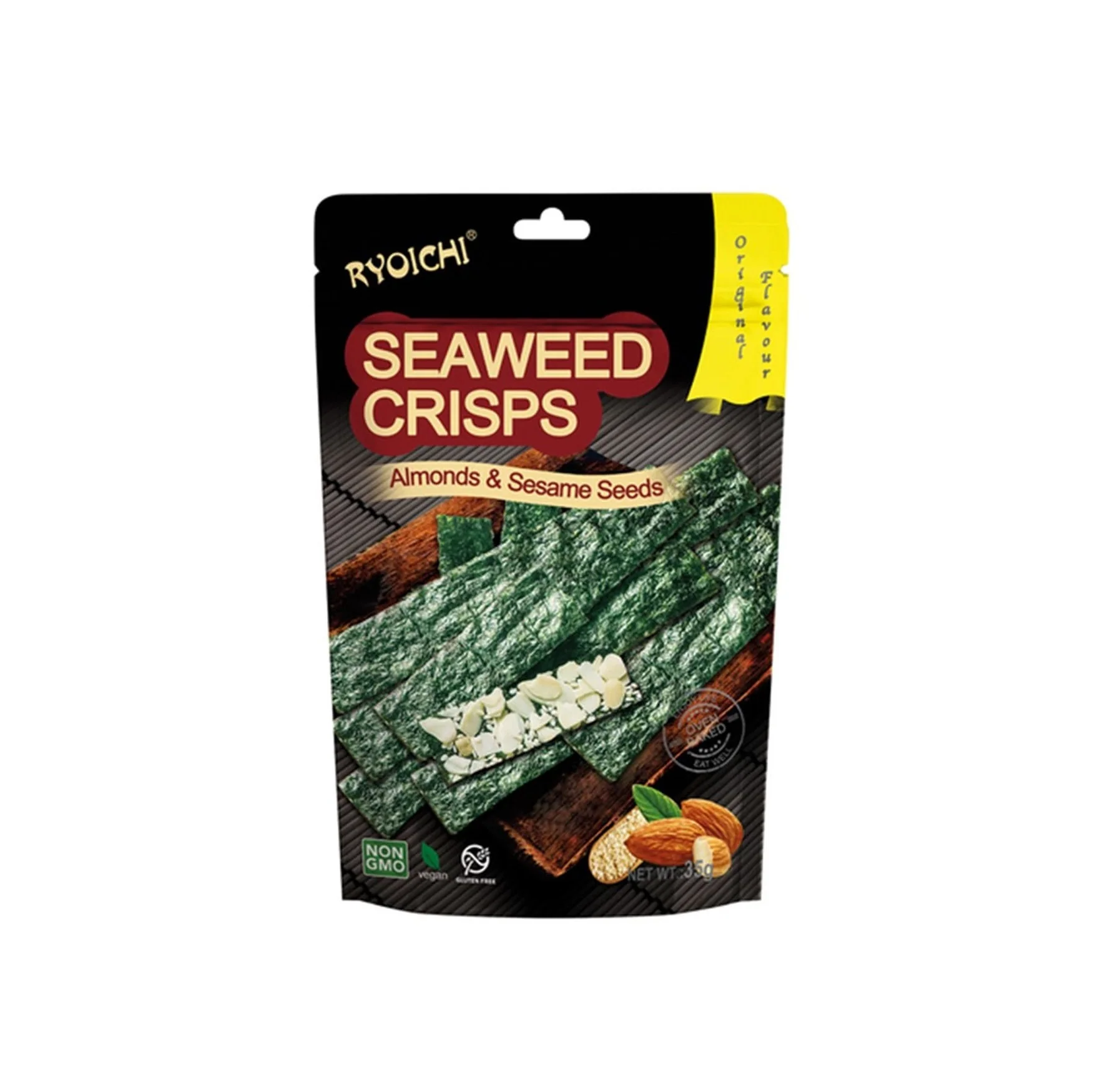 Snack di Alghe con Sesamo e Mandorle -Yamata 35G