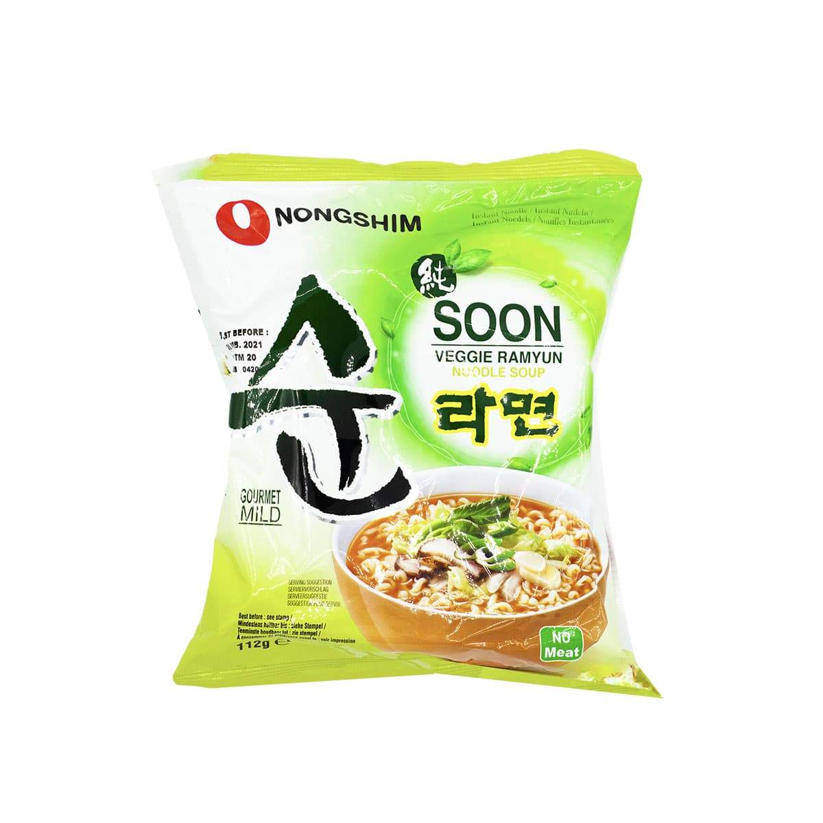 Nongshim Veggie Ramen Istantaneo Vegano - 112g