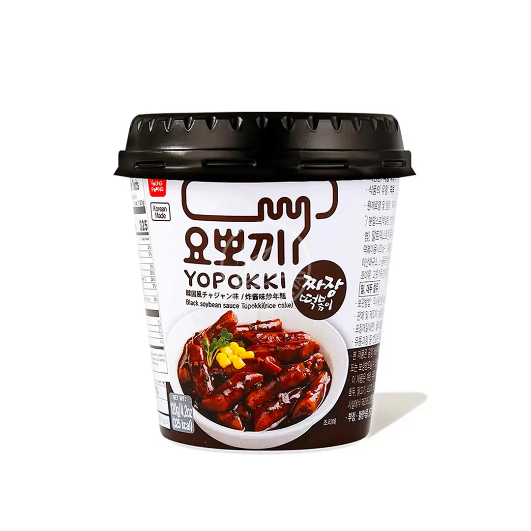 Yopokki Topokki istantaneo con salsa Jjajang Cup - 120g